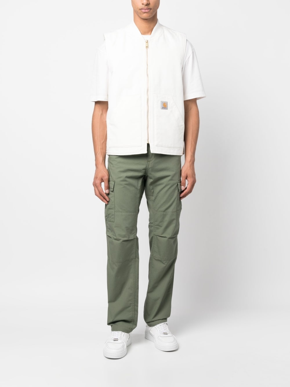 cotton cargo trousers - 2