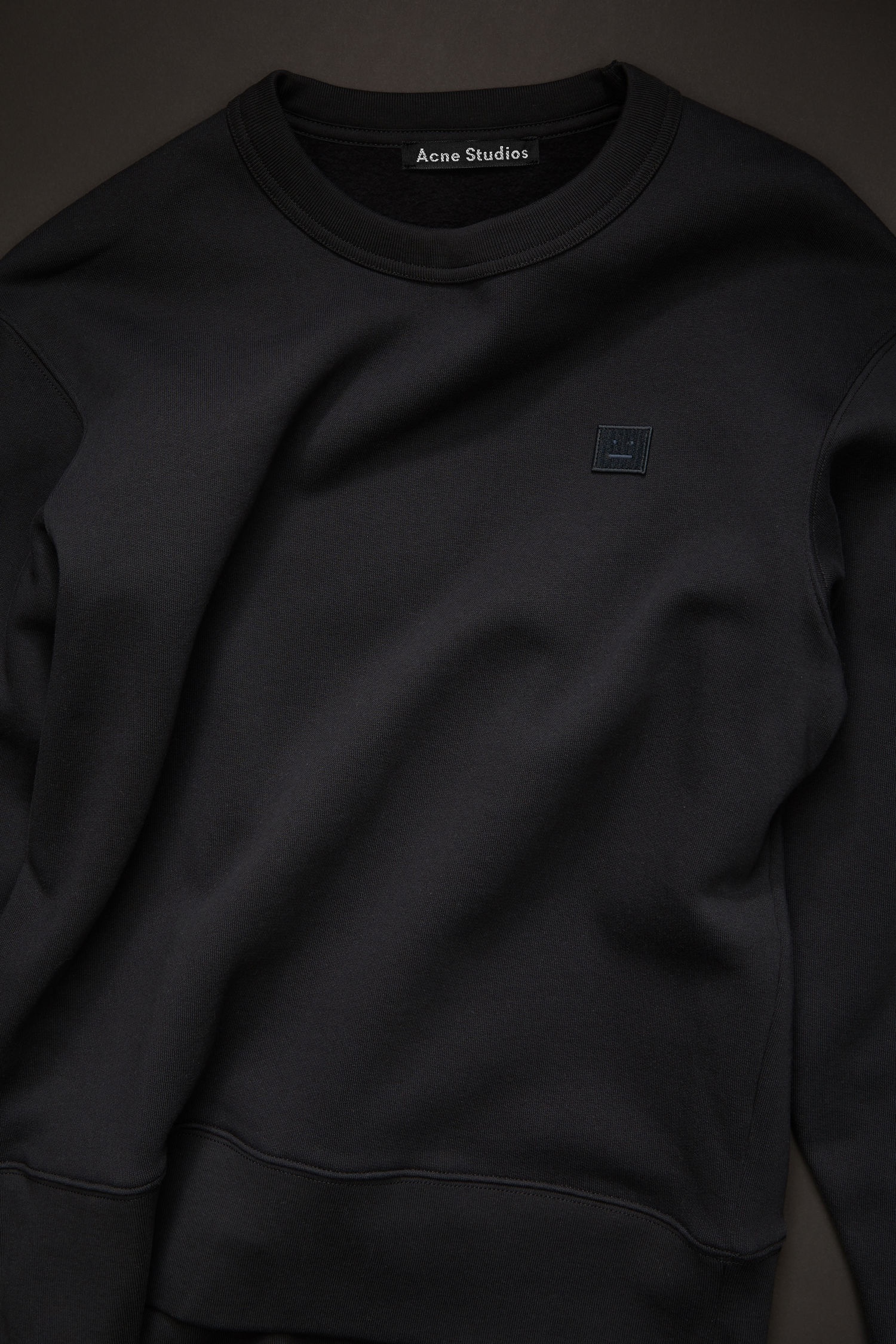 Crew neck sweatshirt black - 4