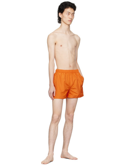 ZEGNA Orange Drawstring Swim Shorts outlook