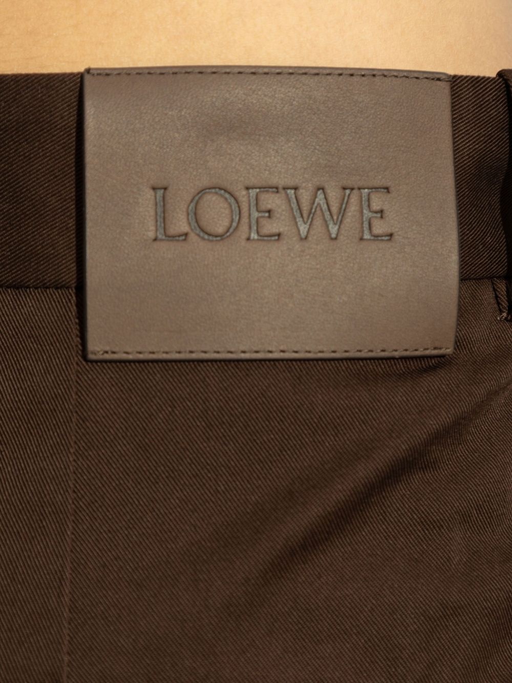 cotton wide-leg trousers - 5