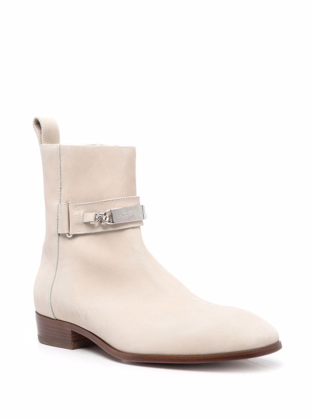 logo plaque ankle boots - 2