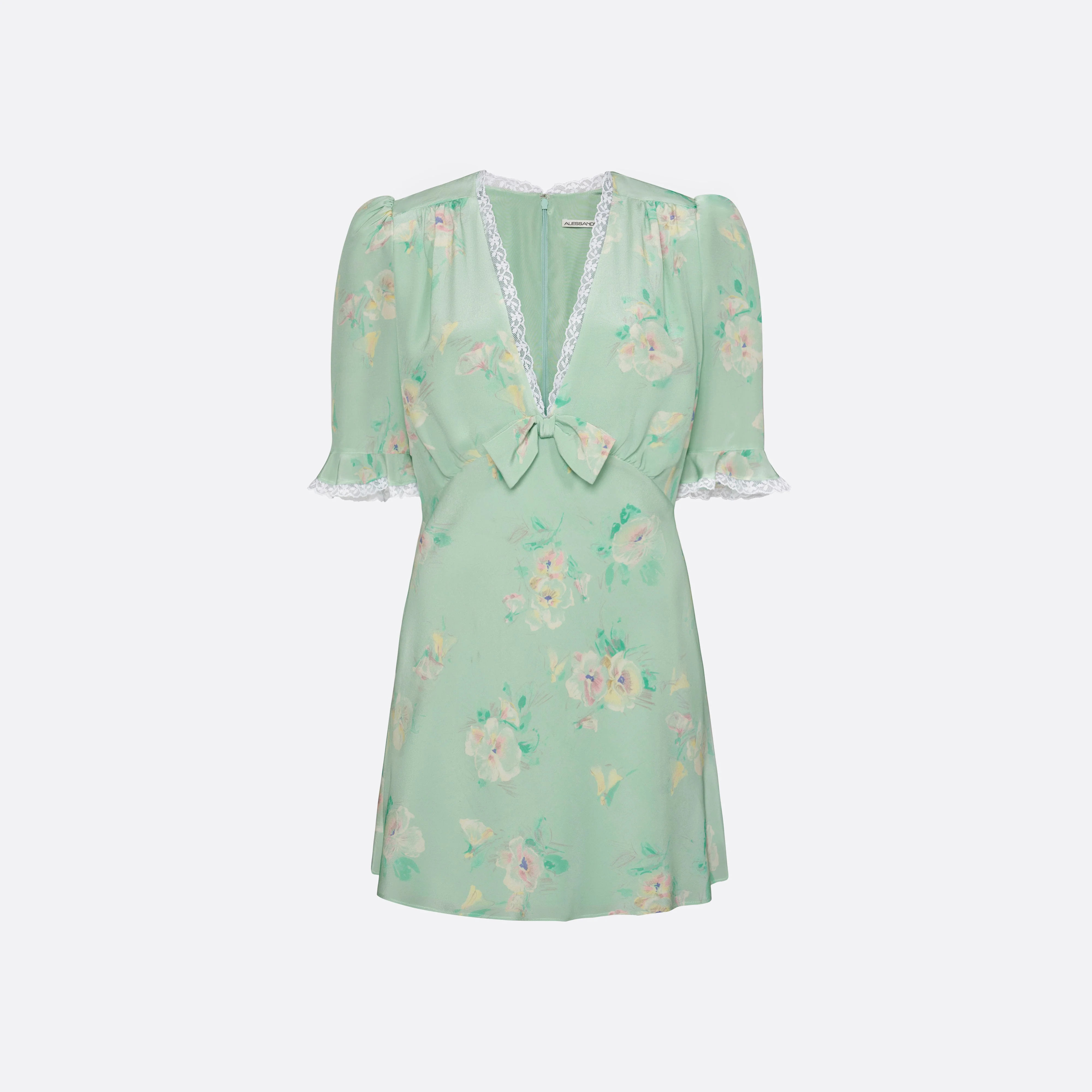 MINI DRESS WITH BOW - 1