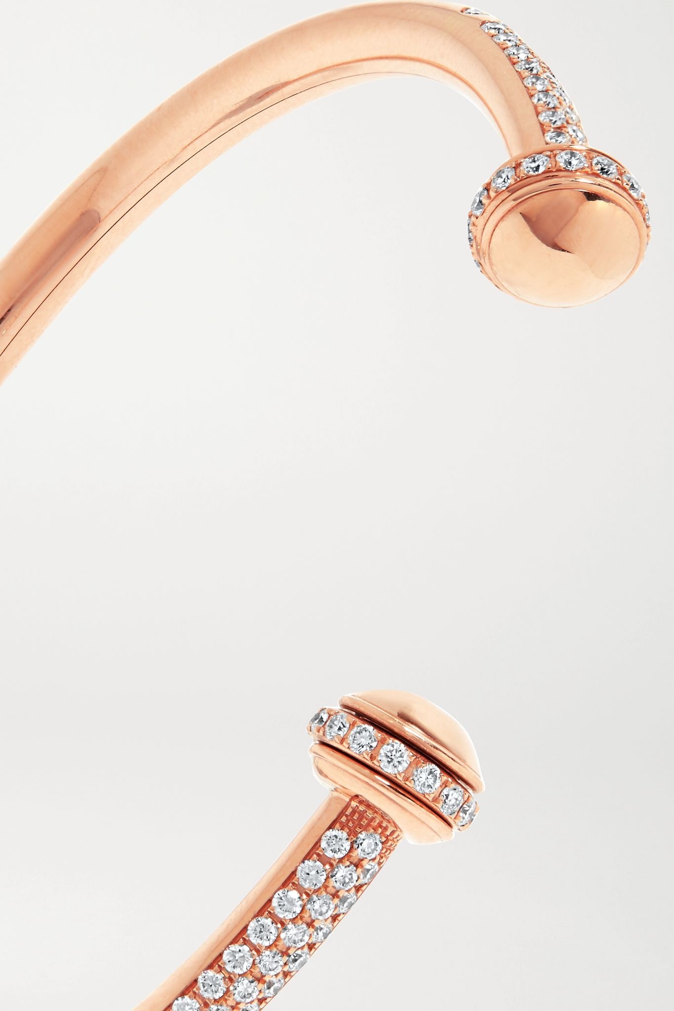 Possession 18-karat rose gold diamond cuff - 4