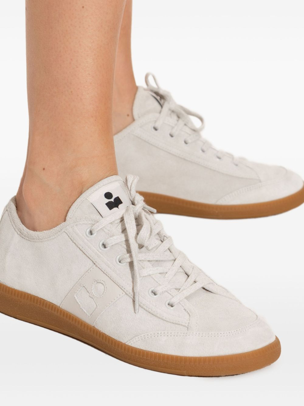 Klyce suede lace-up sneakers - 5