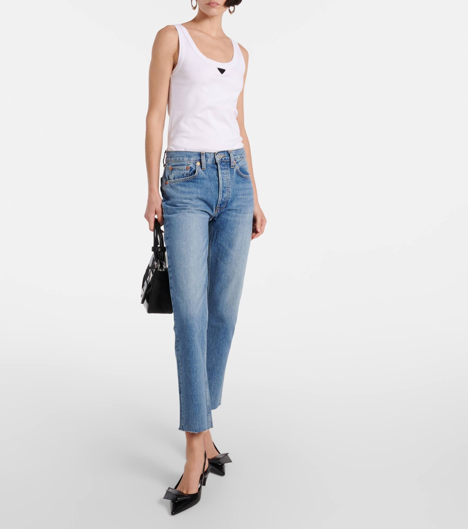 '70s Stove Pipe straight jeans - 7