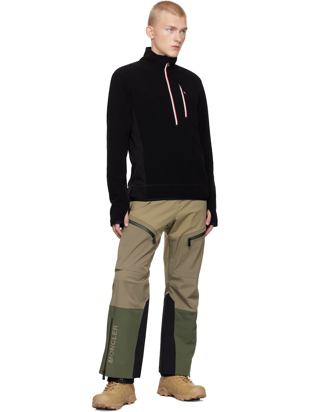Black Maglia Lupetto Con Zip Jacket - 5