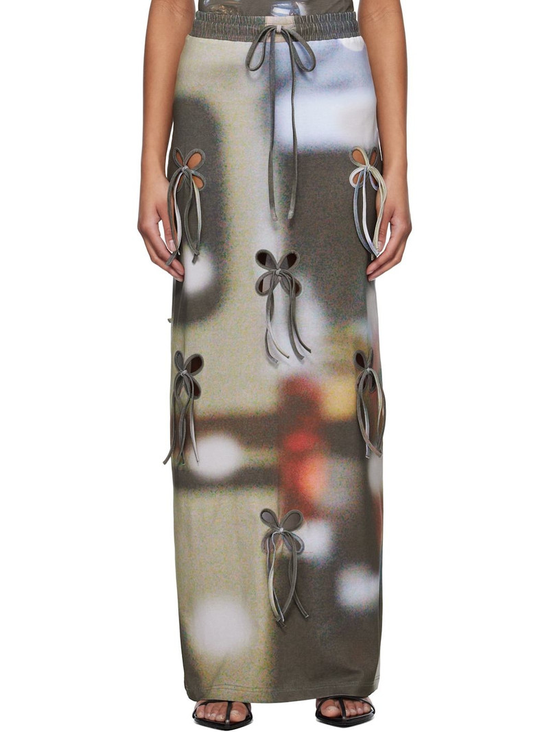 Multicolor Anton Belinskiy Edition Car Printed Maxi Skirt 1