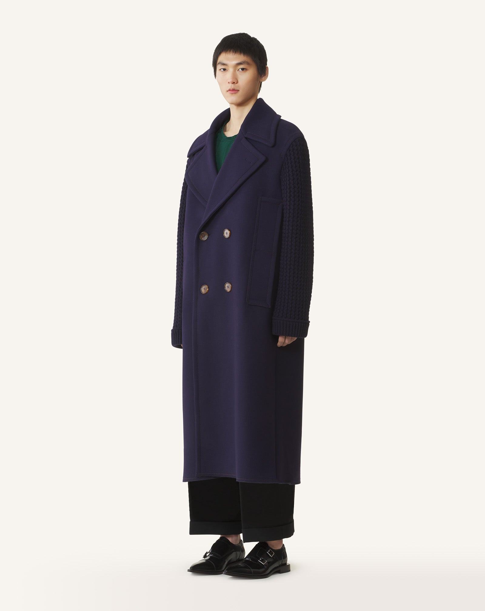 LONG PEACOAT - 3