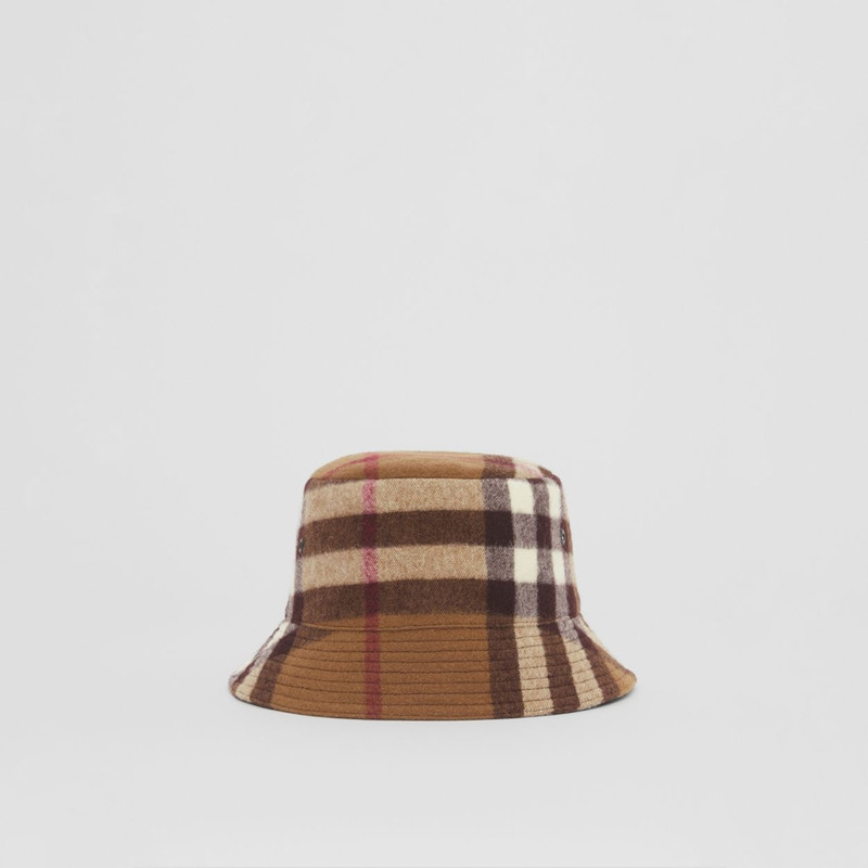 Check Wool Bucket Hat 6