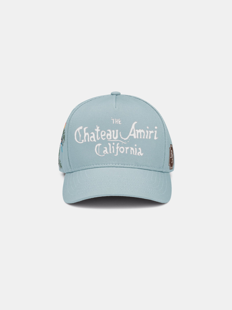 CHATEAU FLORAL COTTON HAT - Steel 1