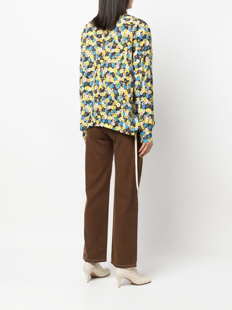 floral print silk shirt 4