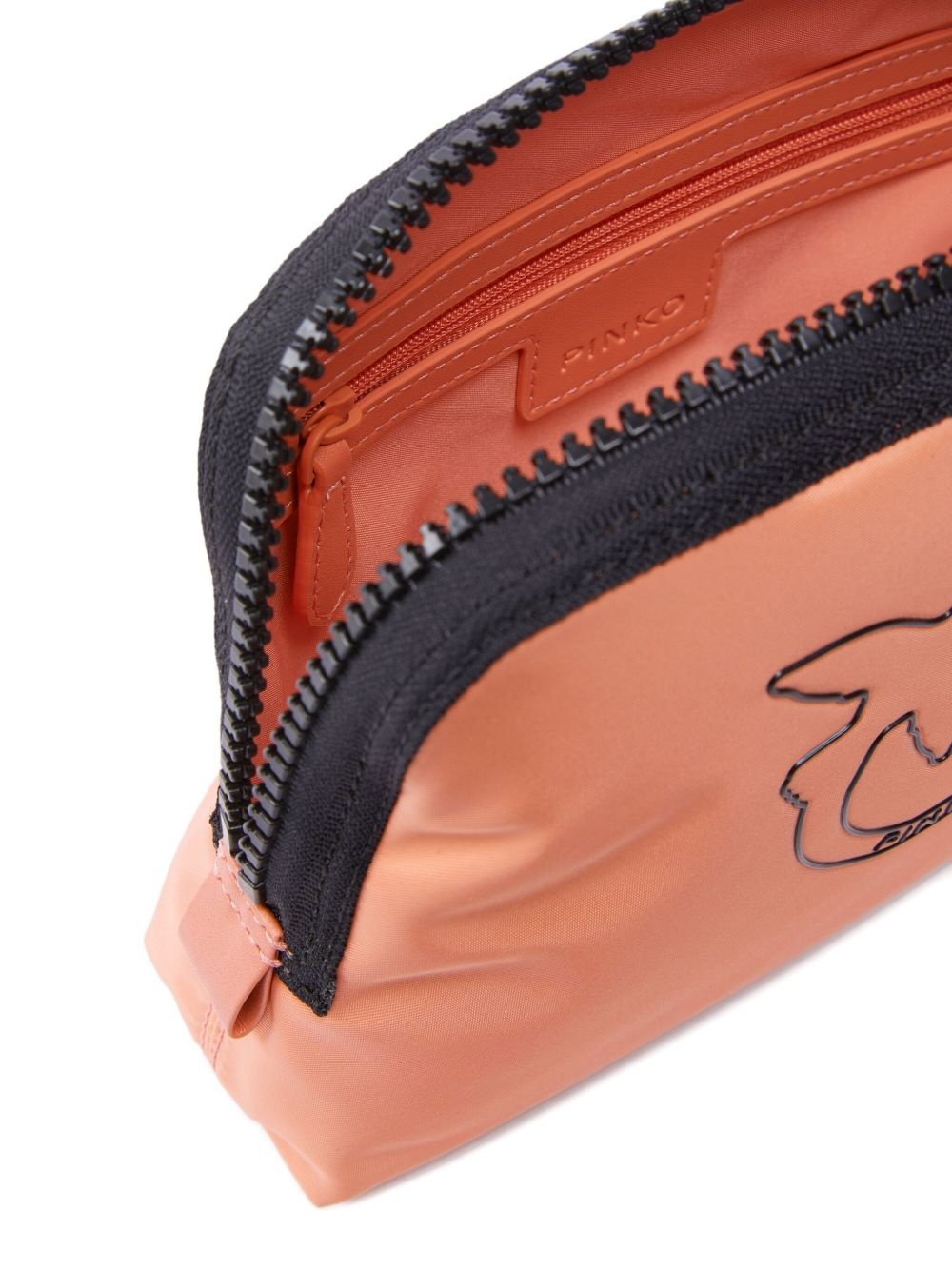 logo-embroidered make up bag - 4