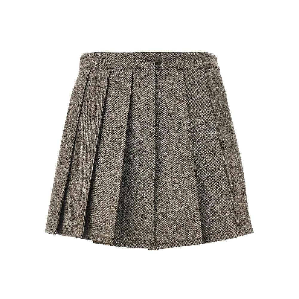 WOOL TWILL SKORTS - 1