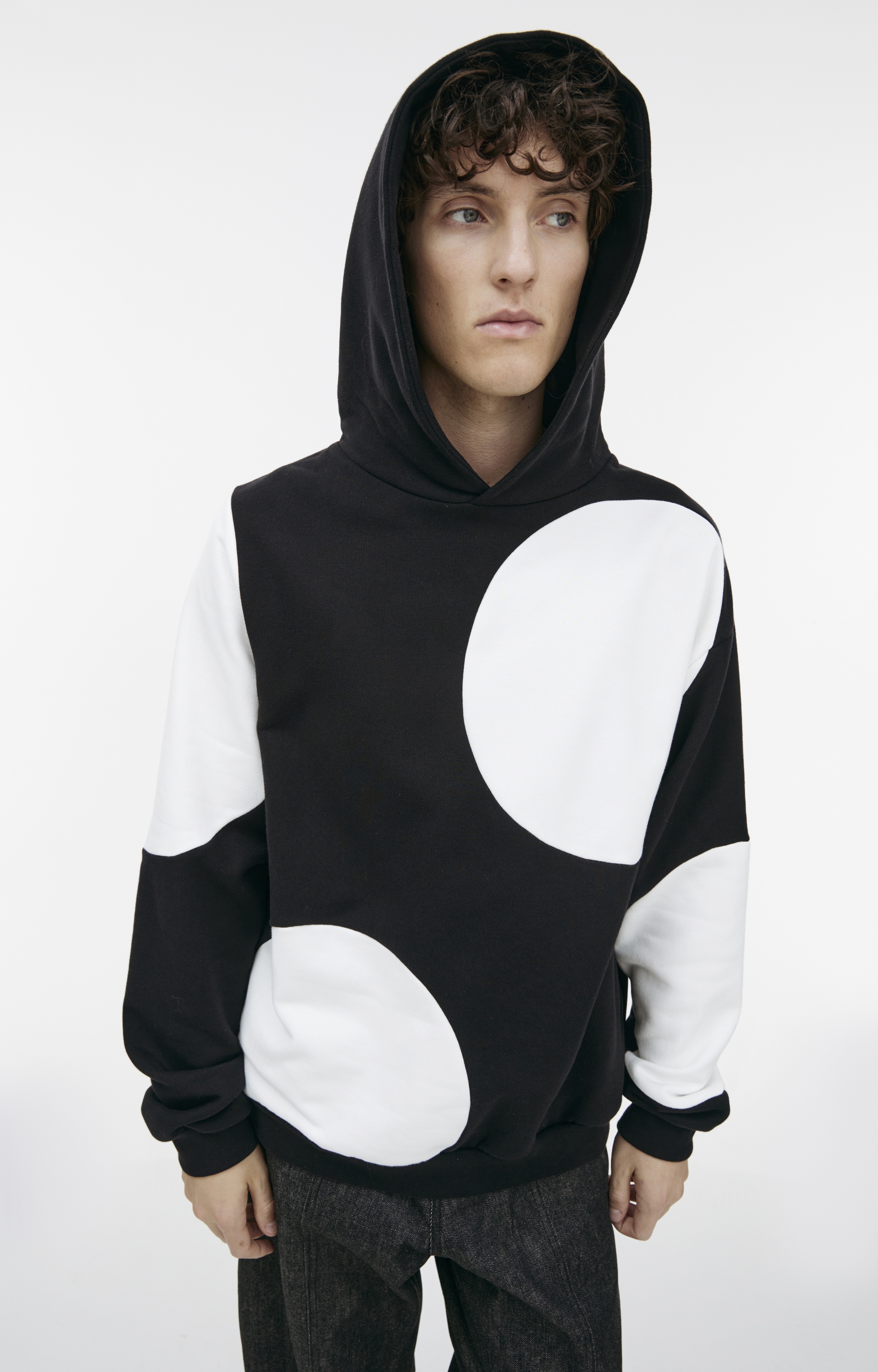 OVERSIZE MONOPRINT HOODIE - 4