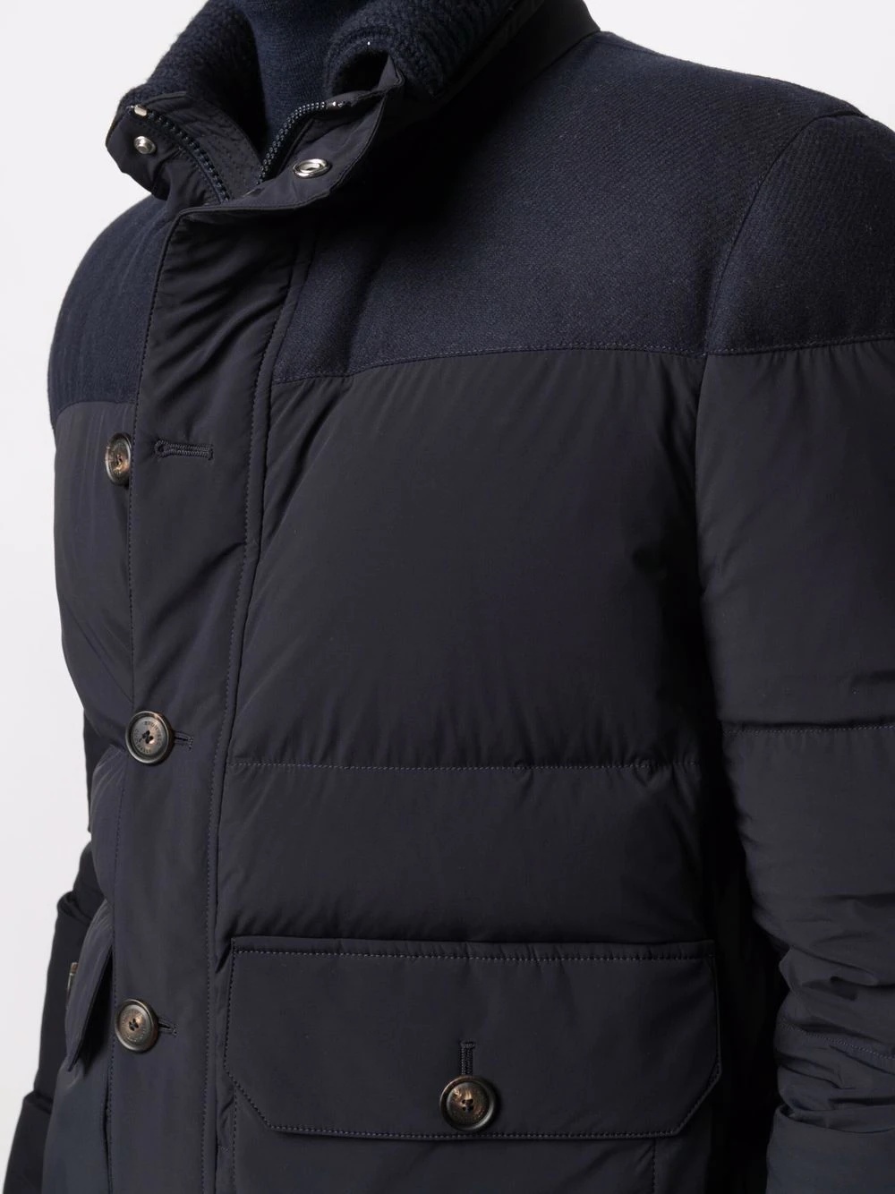 high neck padded jacket - 5