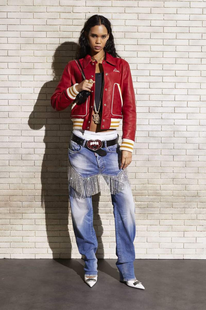 SIGNATURE VARSITY LEATHER BOMBER 5