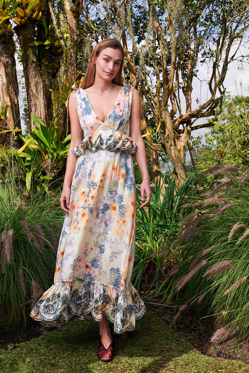 Infinito Florecer Maxi Dress 4