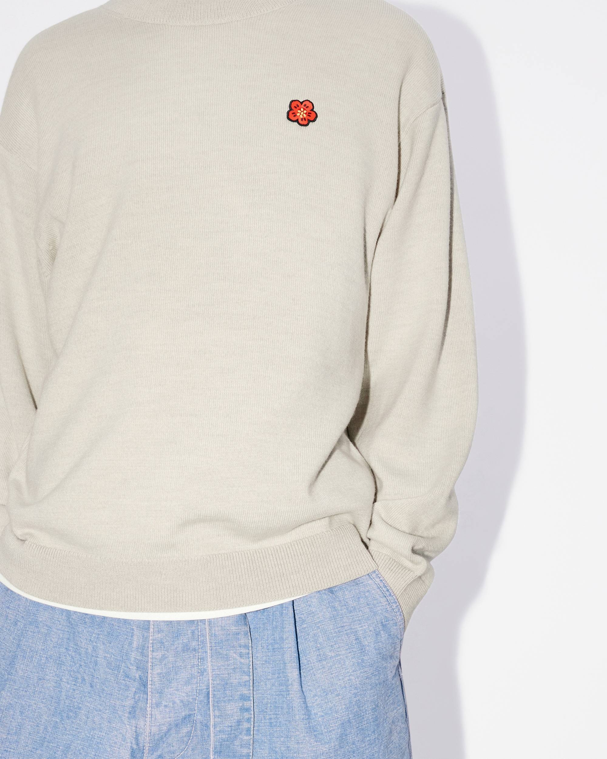 'Boke Flower Crest' embroidered jumper - 7