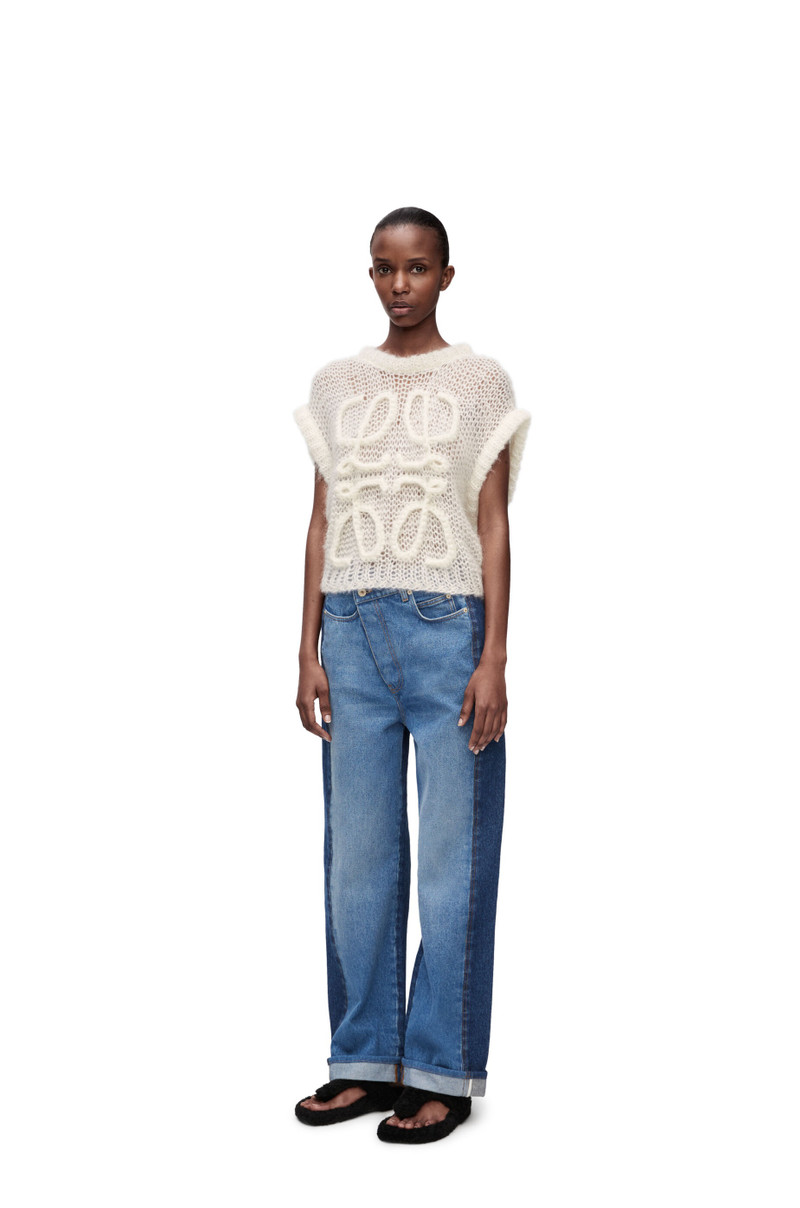 Loewe Anagram vest in mohair outlook