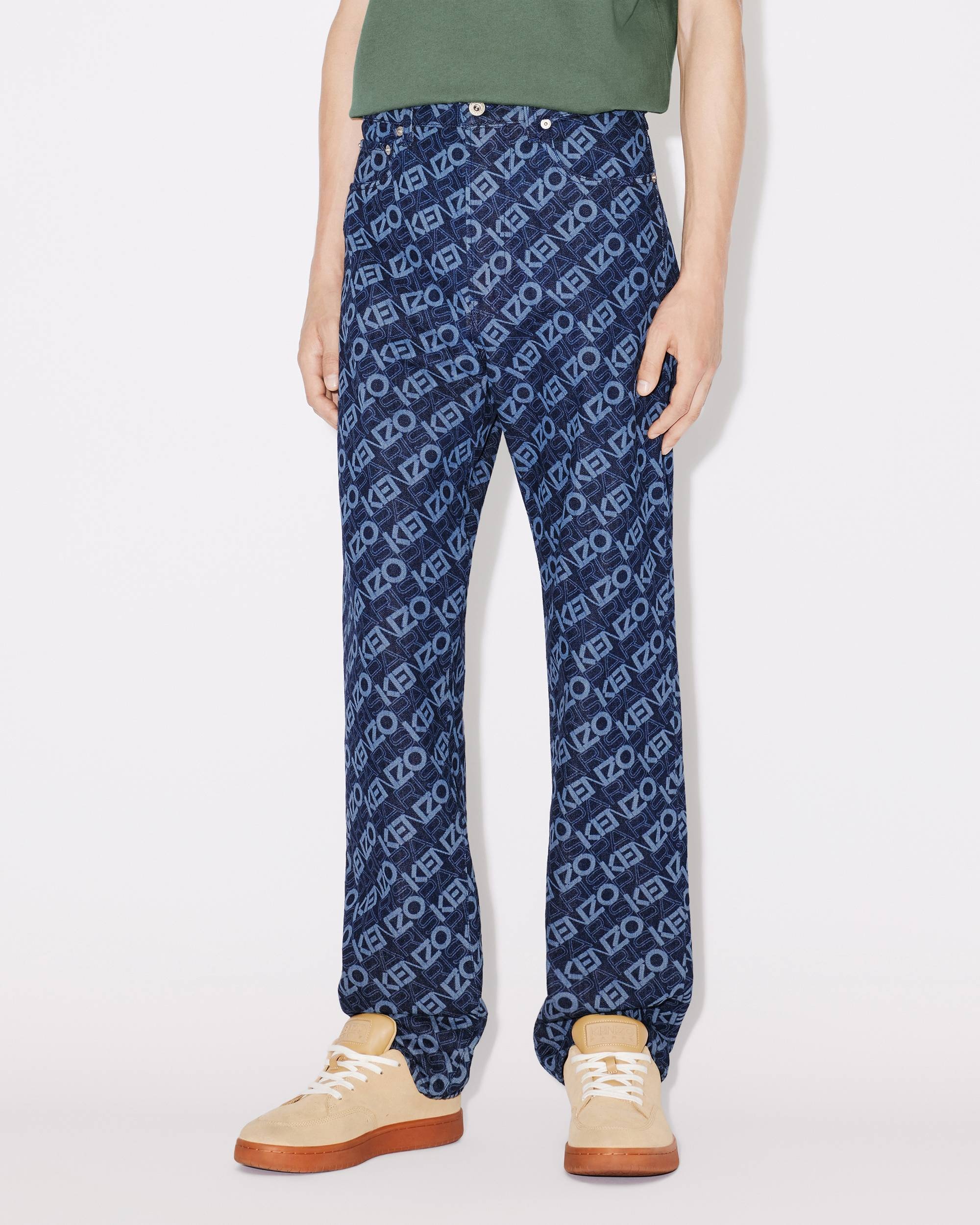 'Monogram' ASAGAO straight-fit jeans - 4