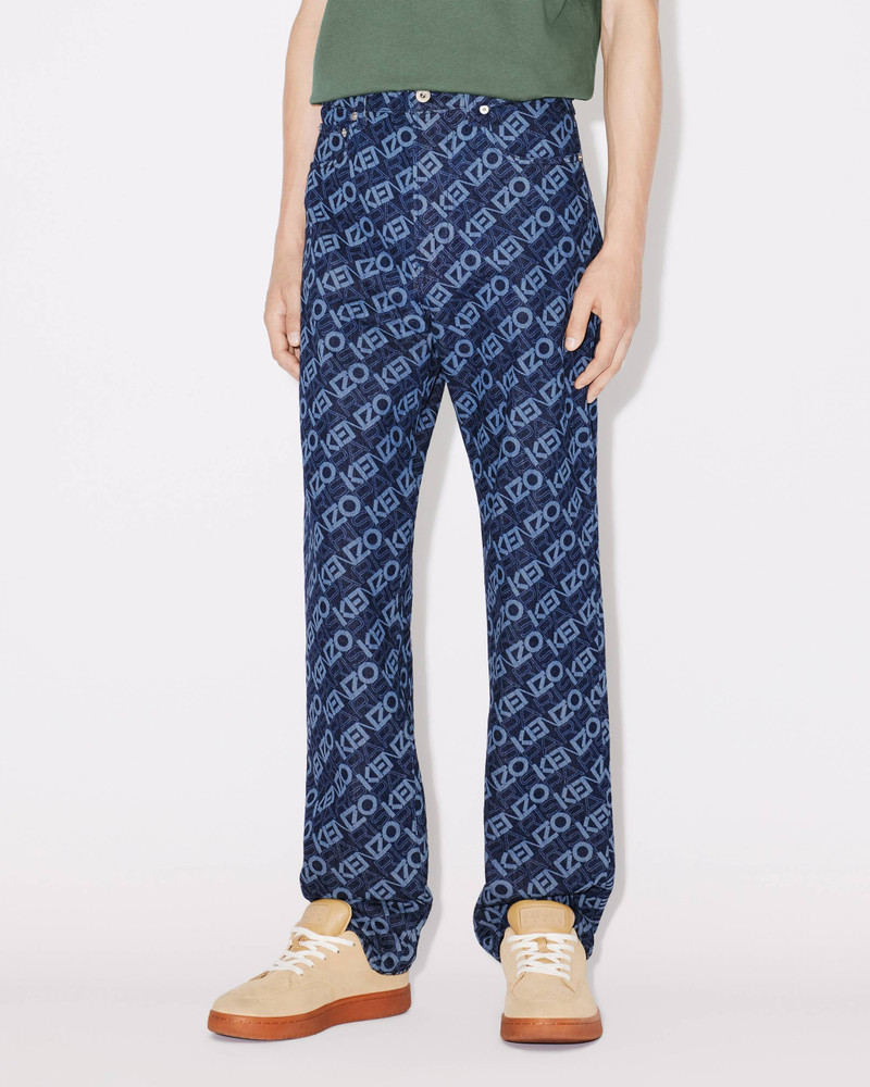 'Monogram' ASAGAO straight-fit jeans 4