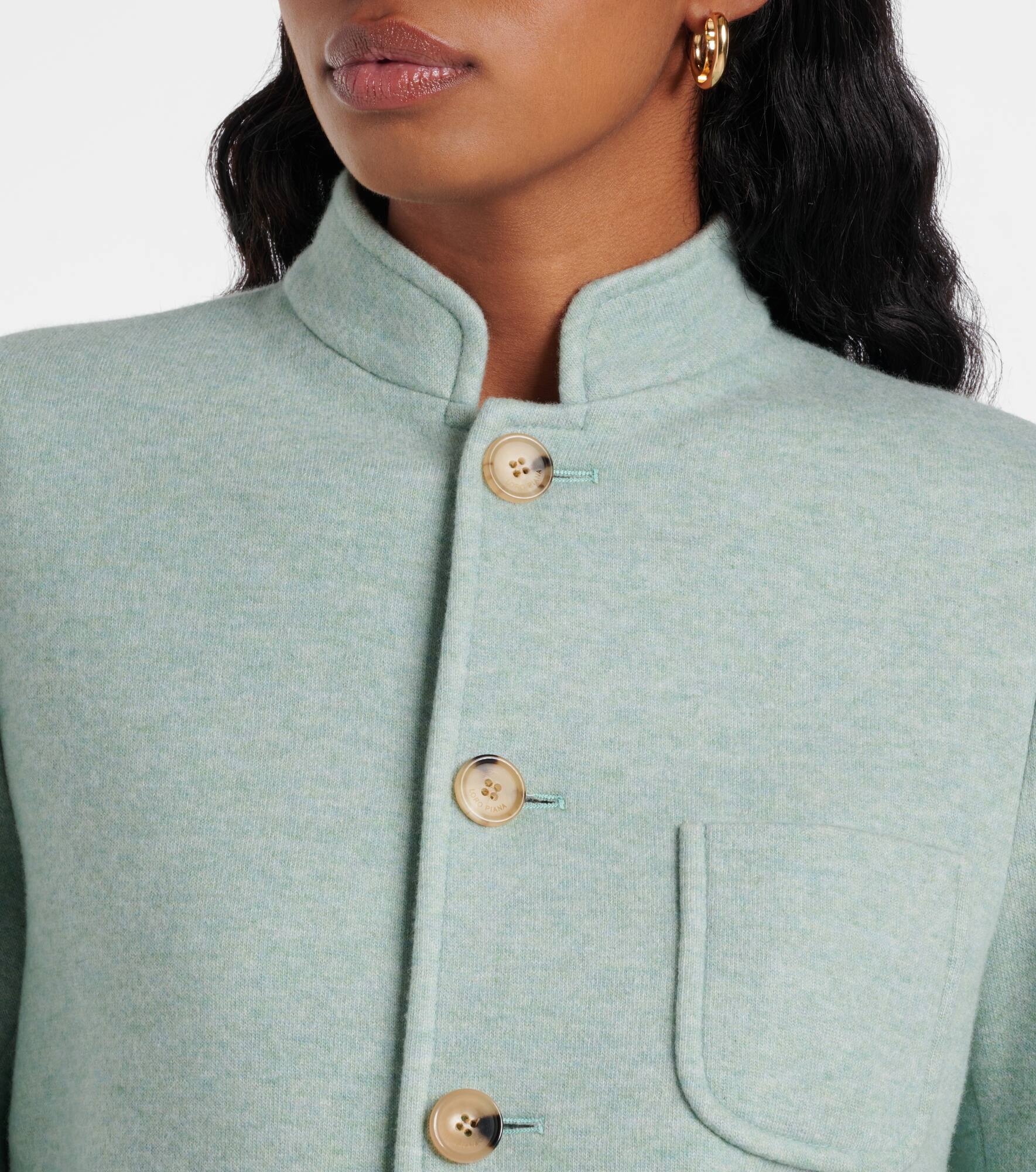 Mini Spagna cashmere-blend jacket - 4