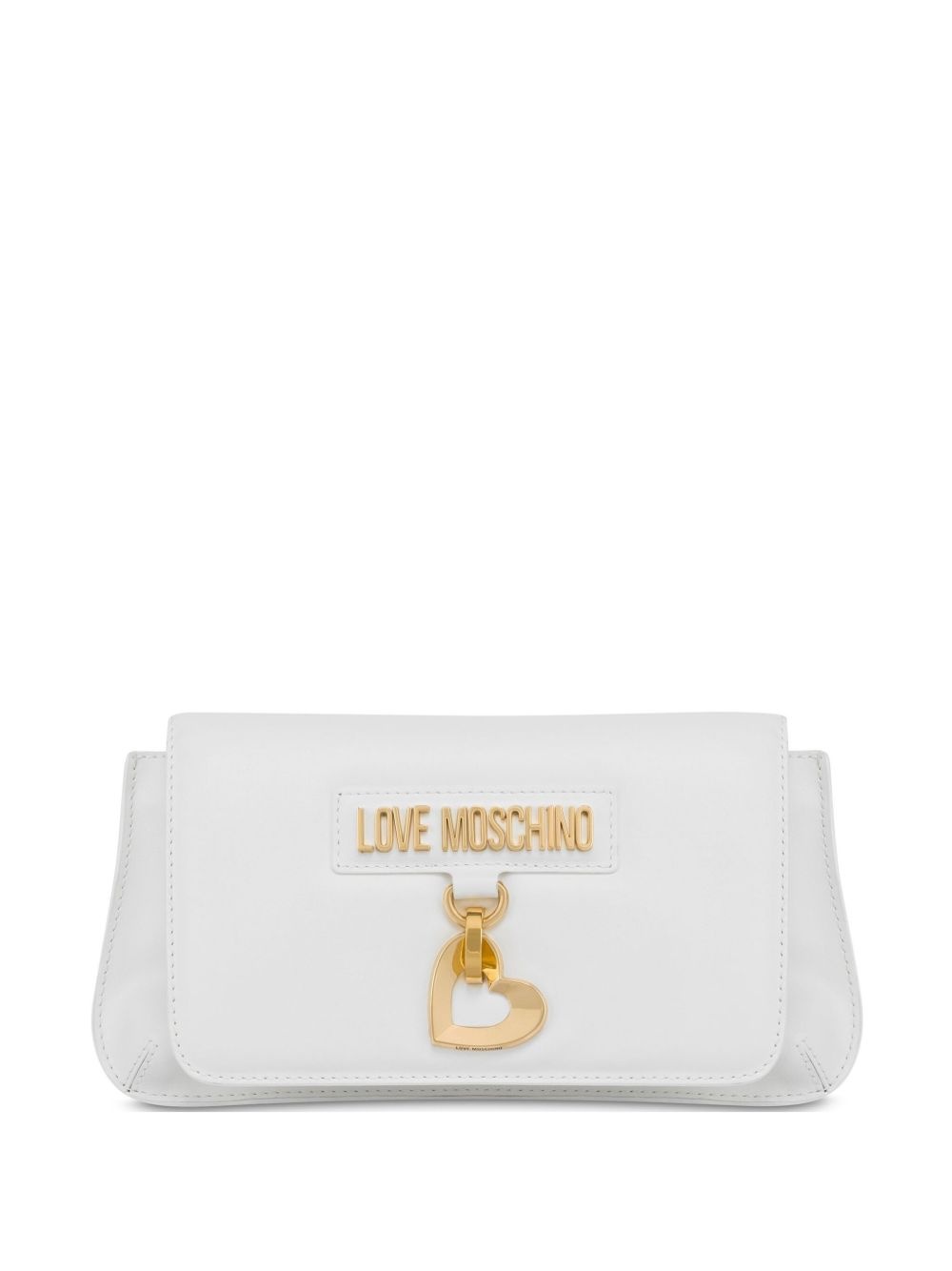 logo-lettering shoulder bag - 1