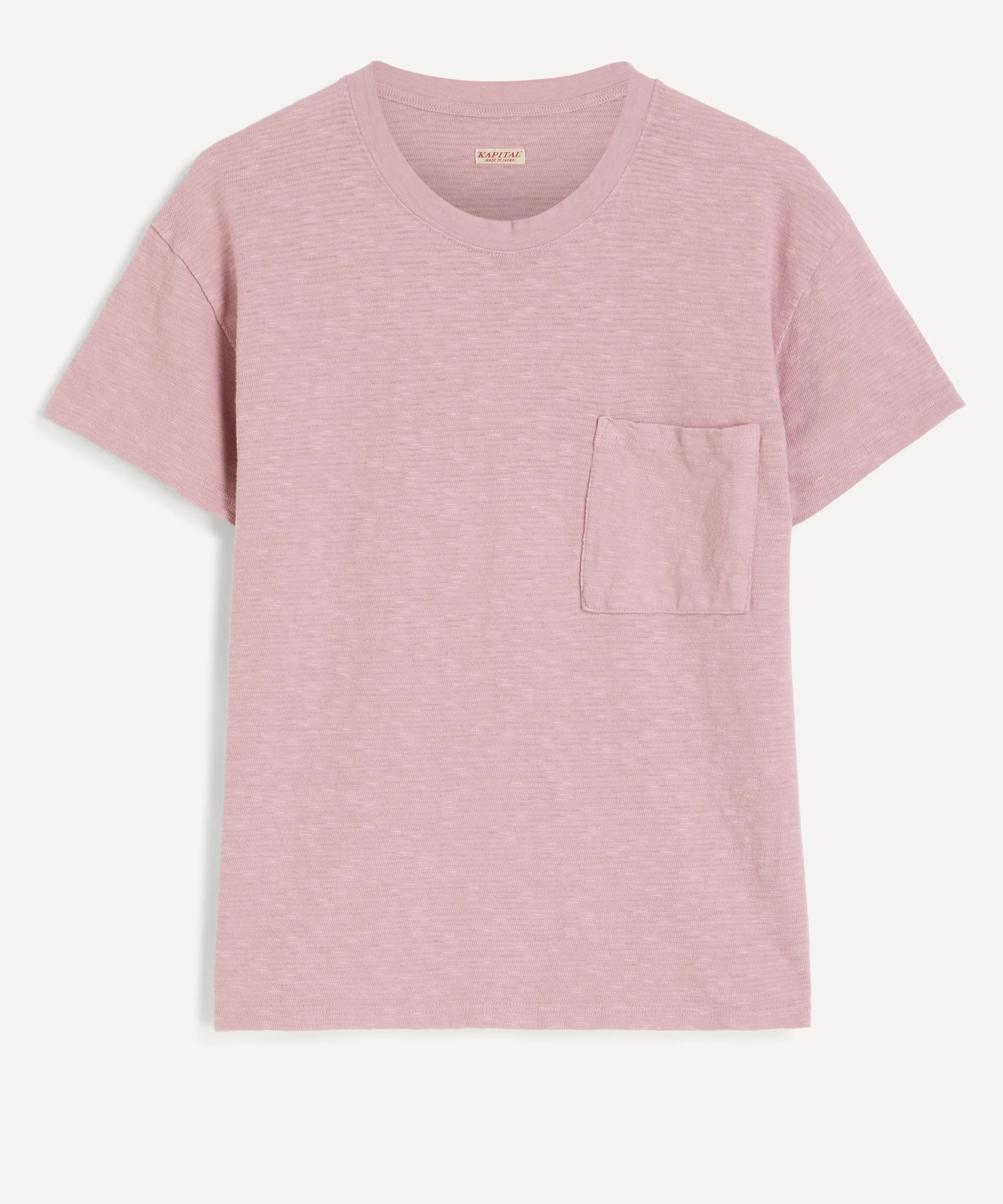 Pink Amuse Knit Pocket T-Shirt - 1
