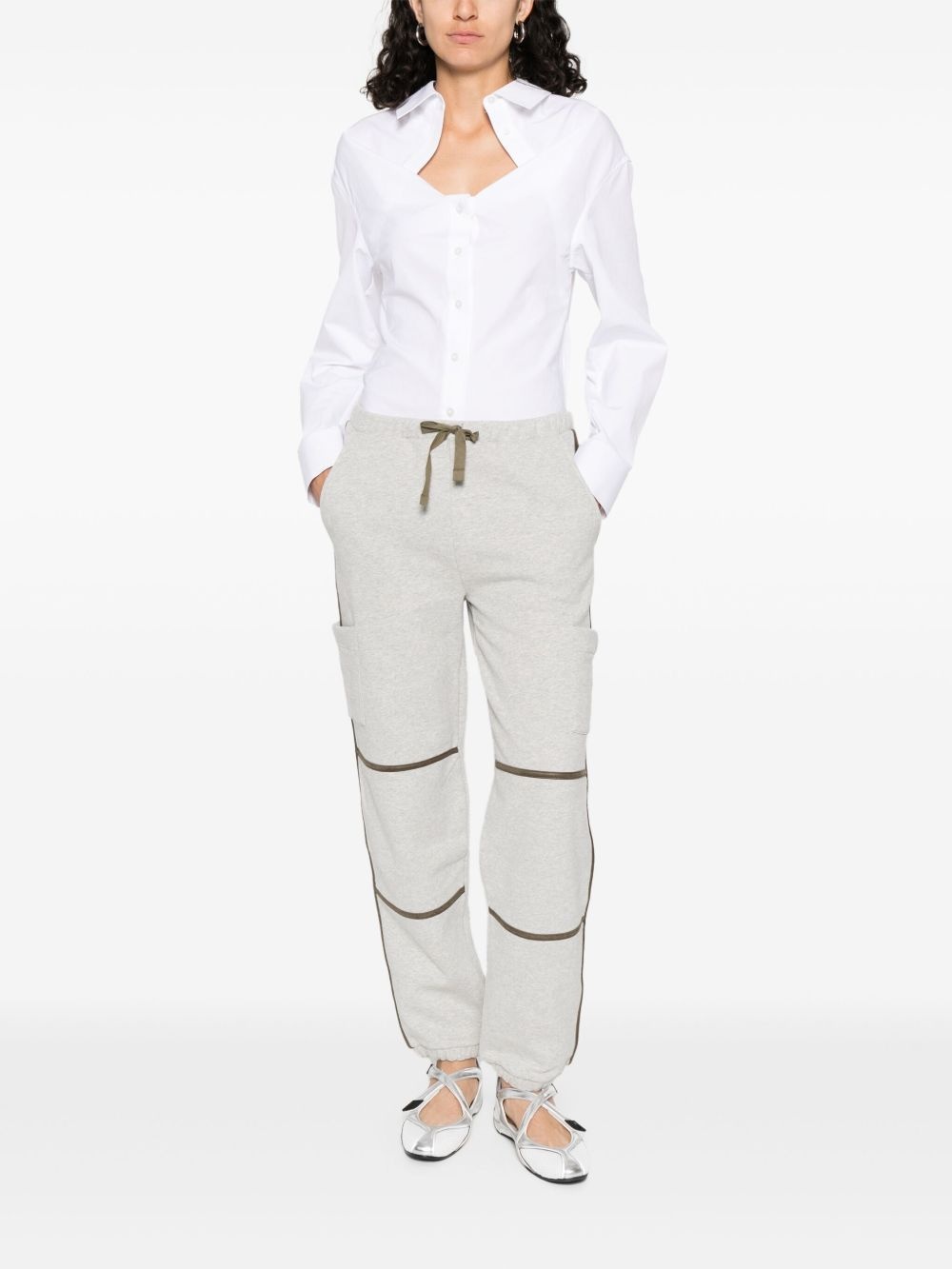 organic cotton track pants - 2
