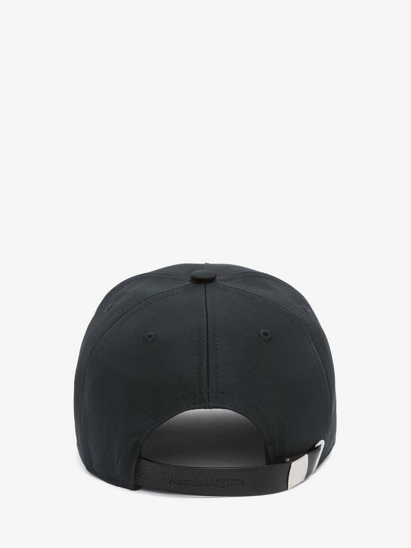 Mcqueen Graffiti Baseball Cap in Black/ivory - 3