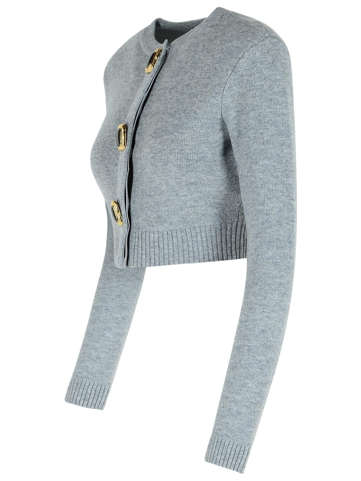 Self Portrait Grey Wool Cardigan Women - 2