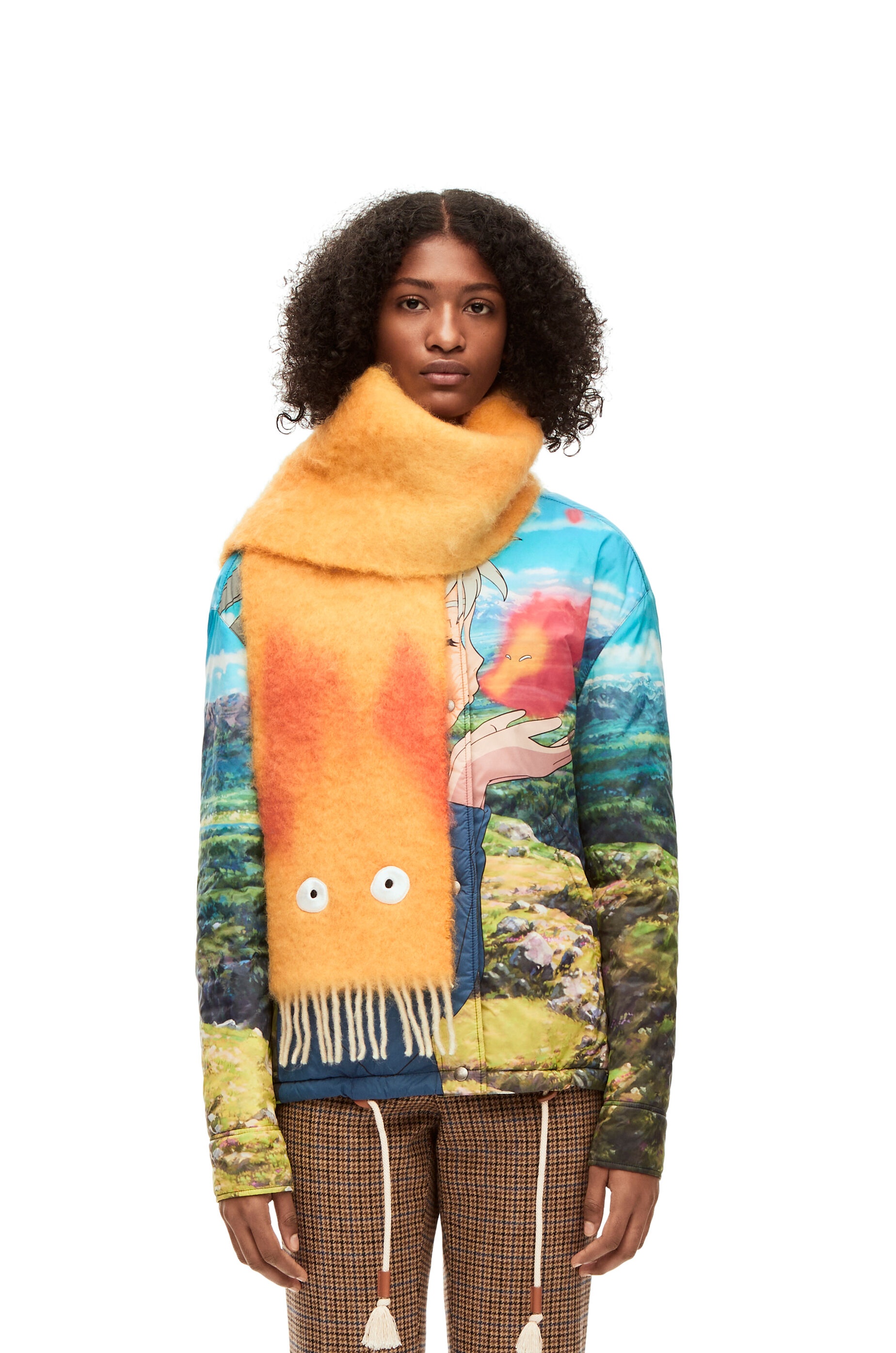 Calcifer scarf in mohair and wool blend - 2