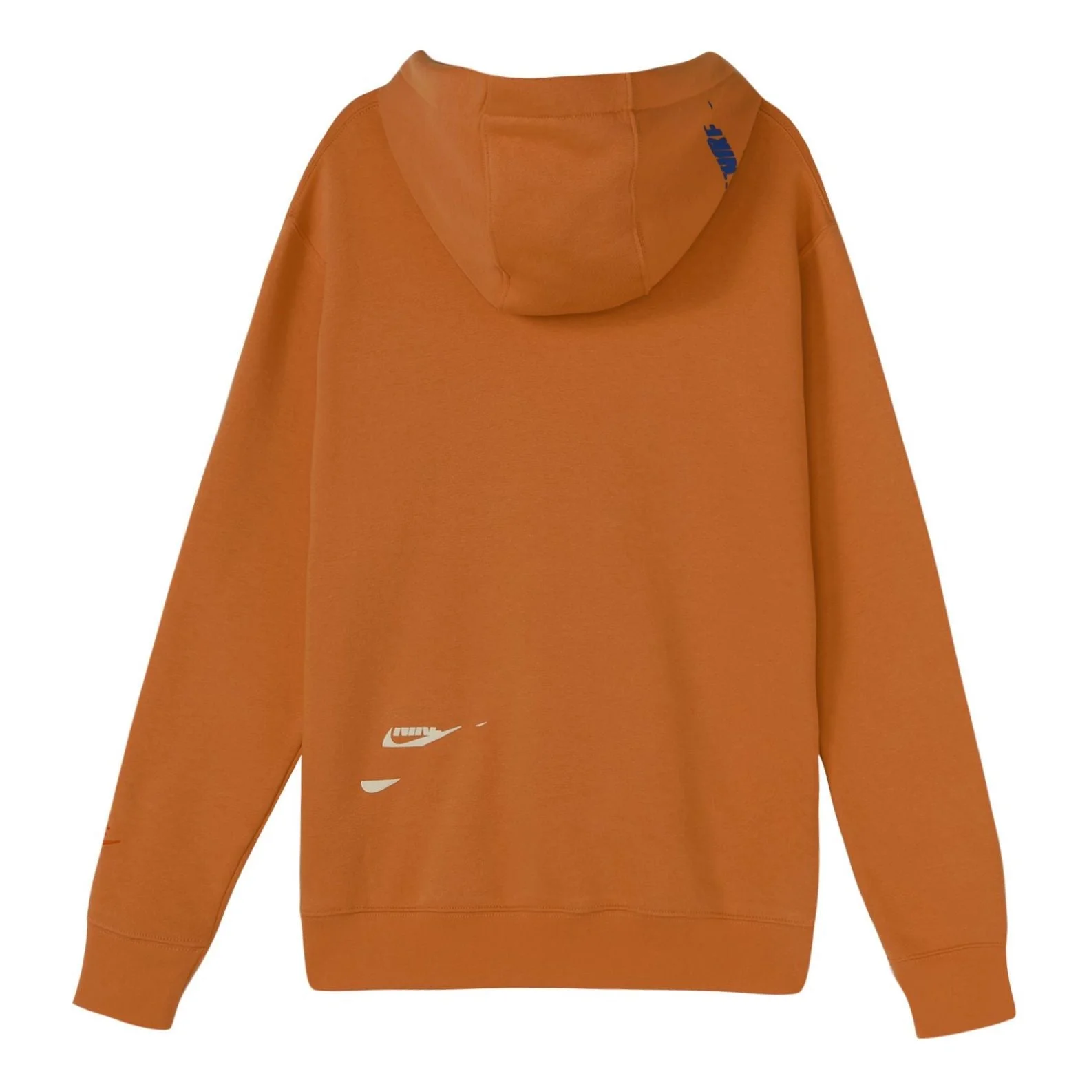 Nike embroidered logo fleece hoodie 'Orange' DM6874-808 - 1