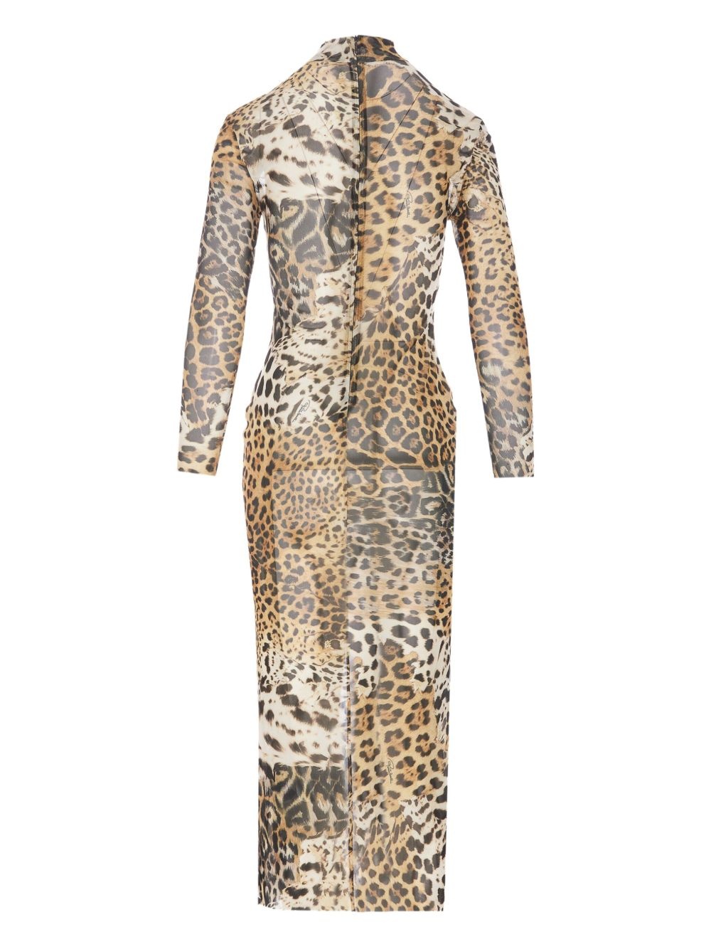 Leopard-print midi dress - 2