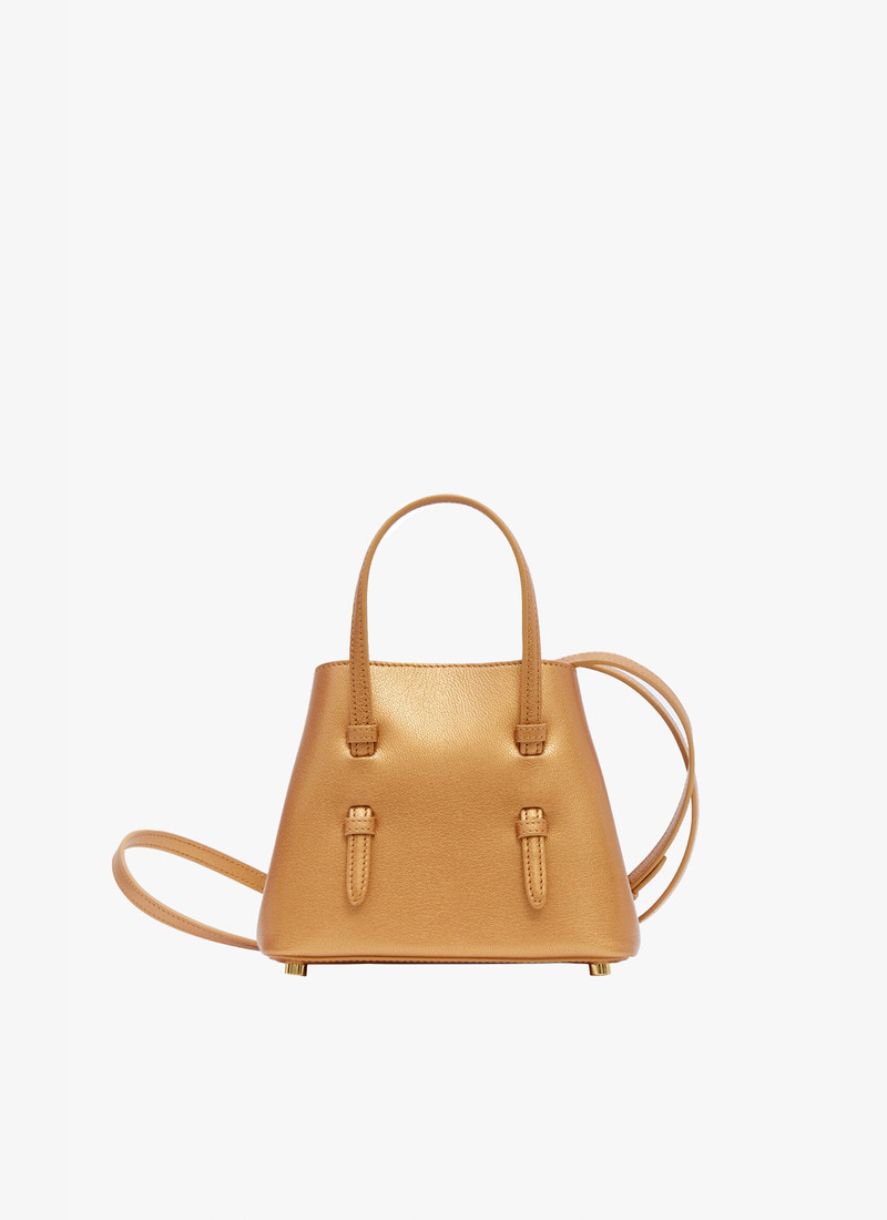 MINA 16 BAG IN METALLIC GOATSKIN 1