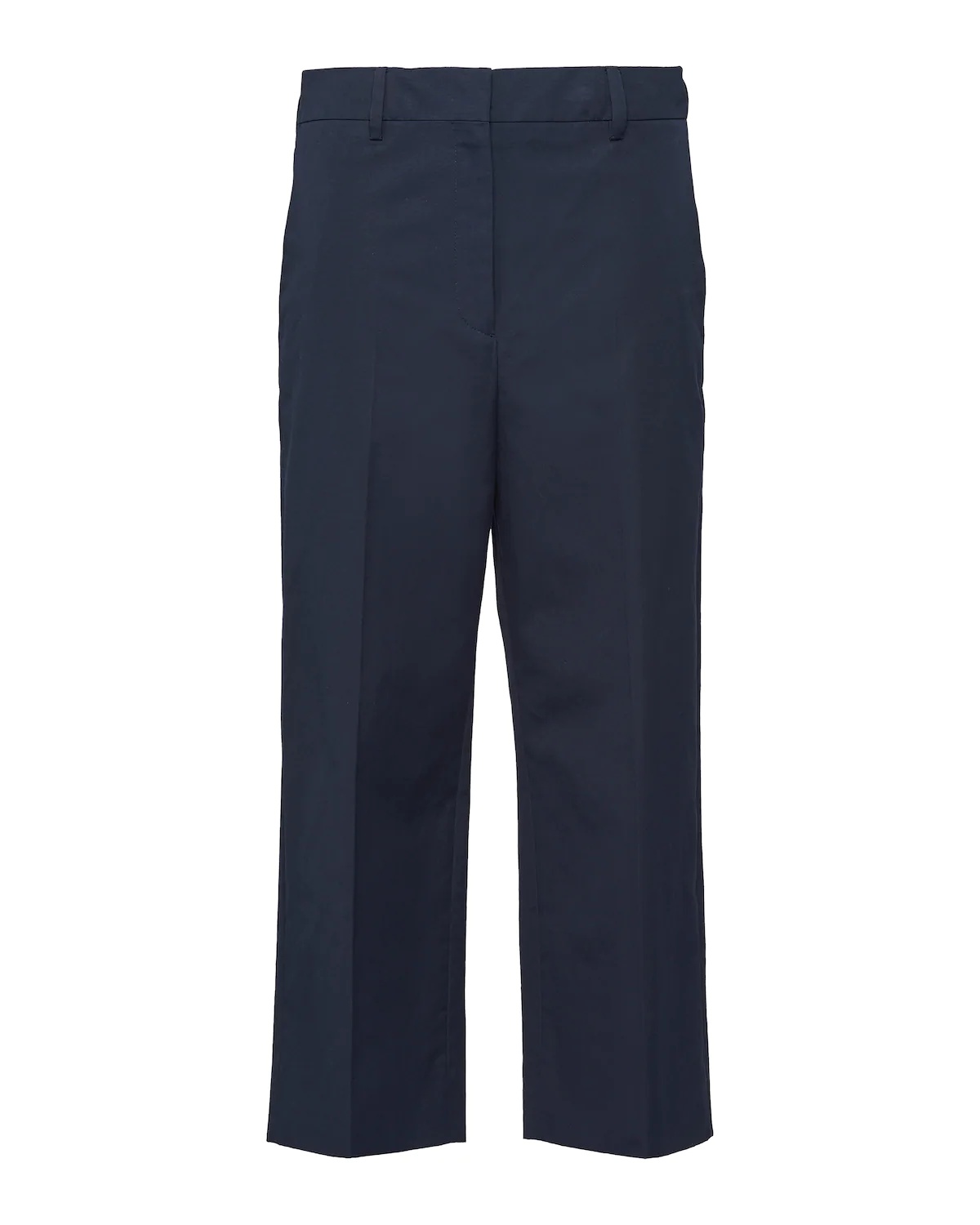 Cotton poplin trousers - 1