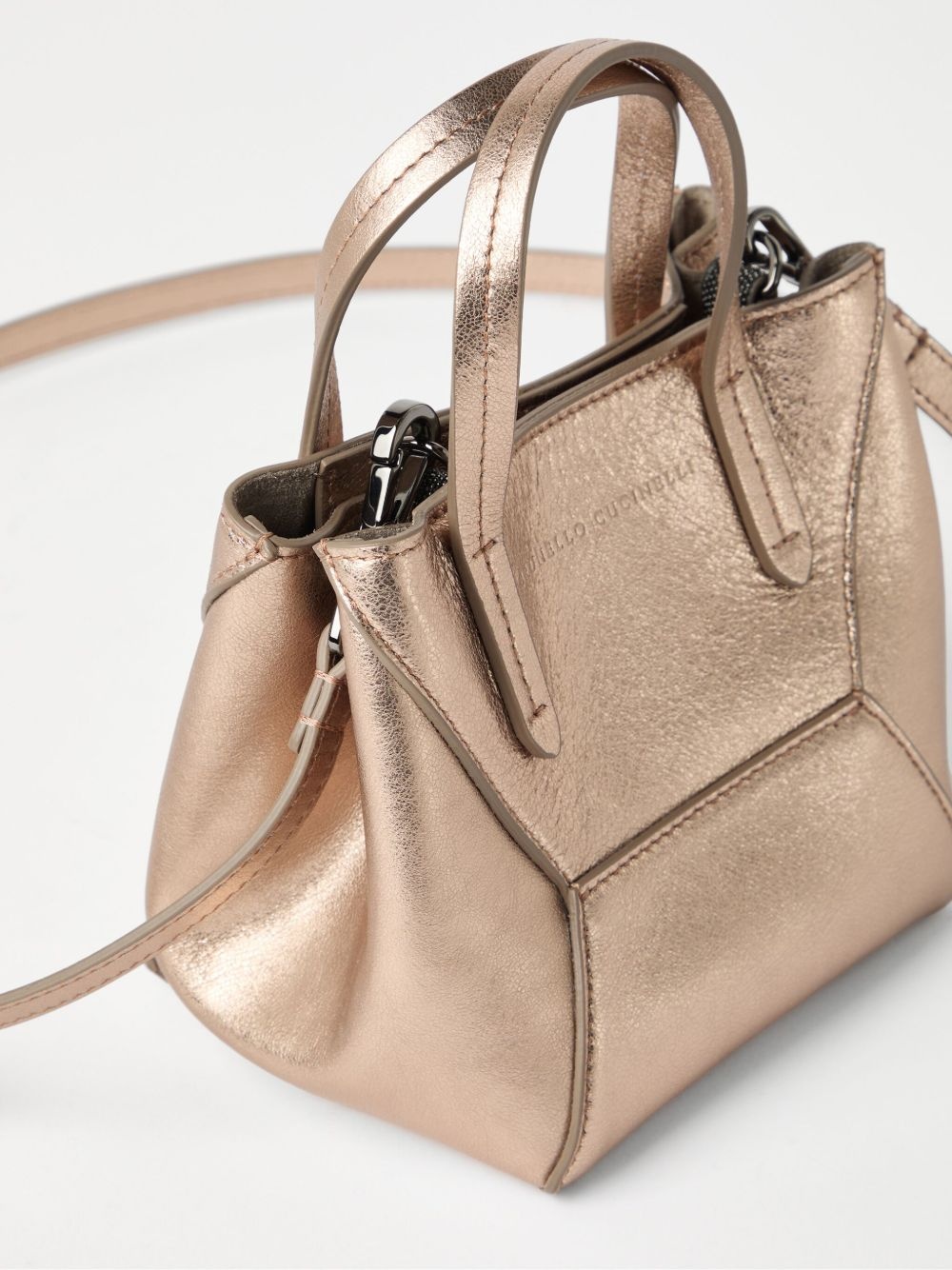 mini BC Duo lamé tote bag - 5