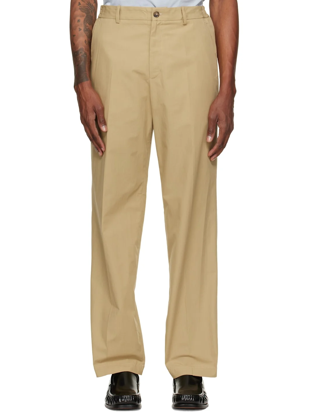 Beige Dylan Trousers - 1