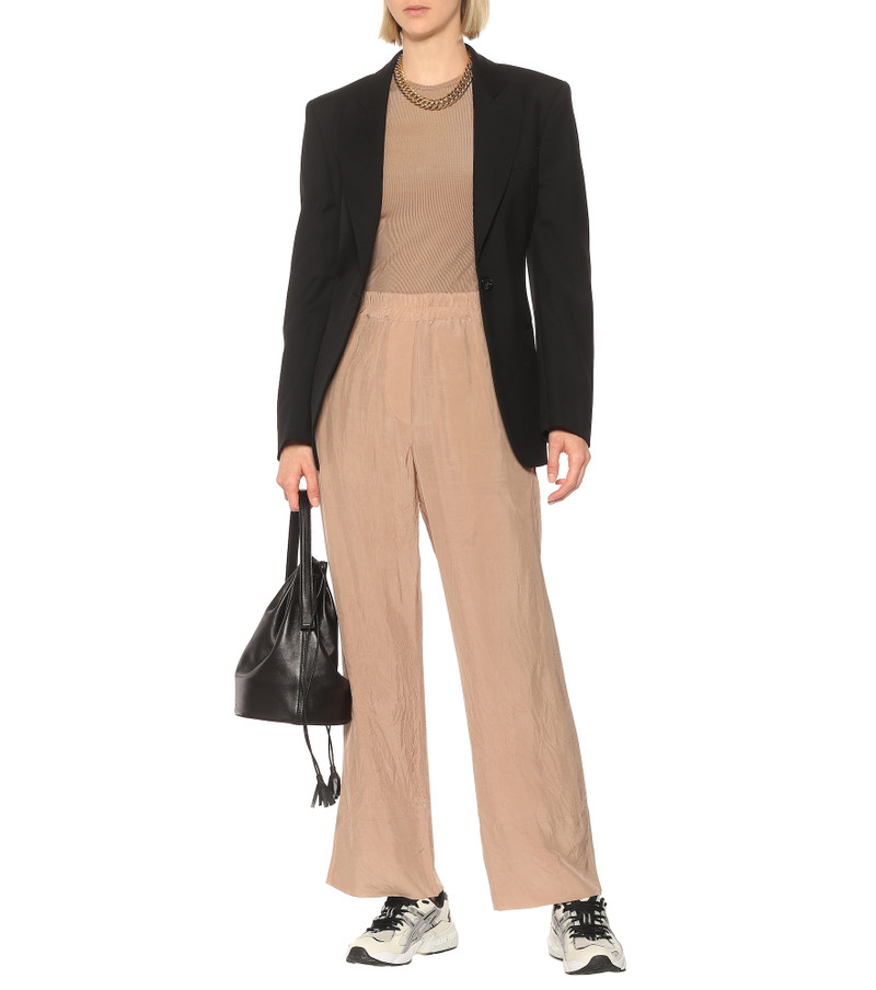 Acne Studios High-rise wide-leg pants outlook