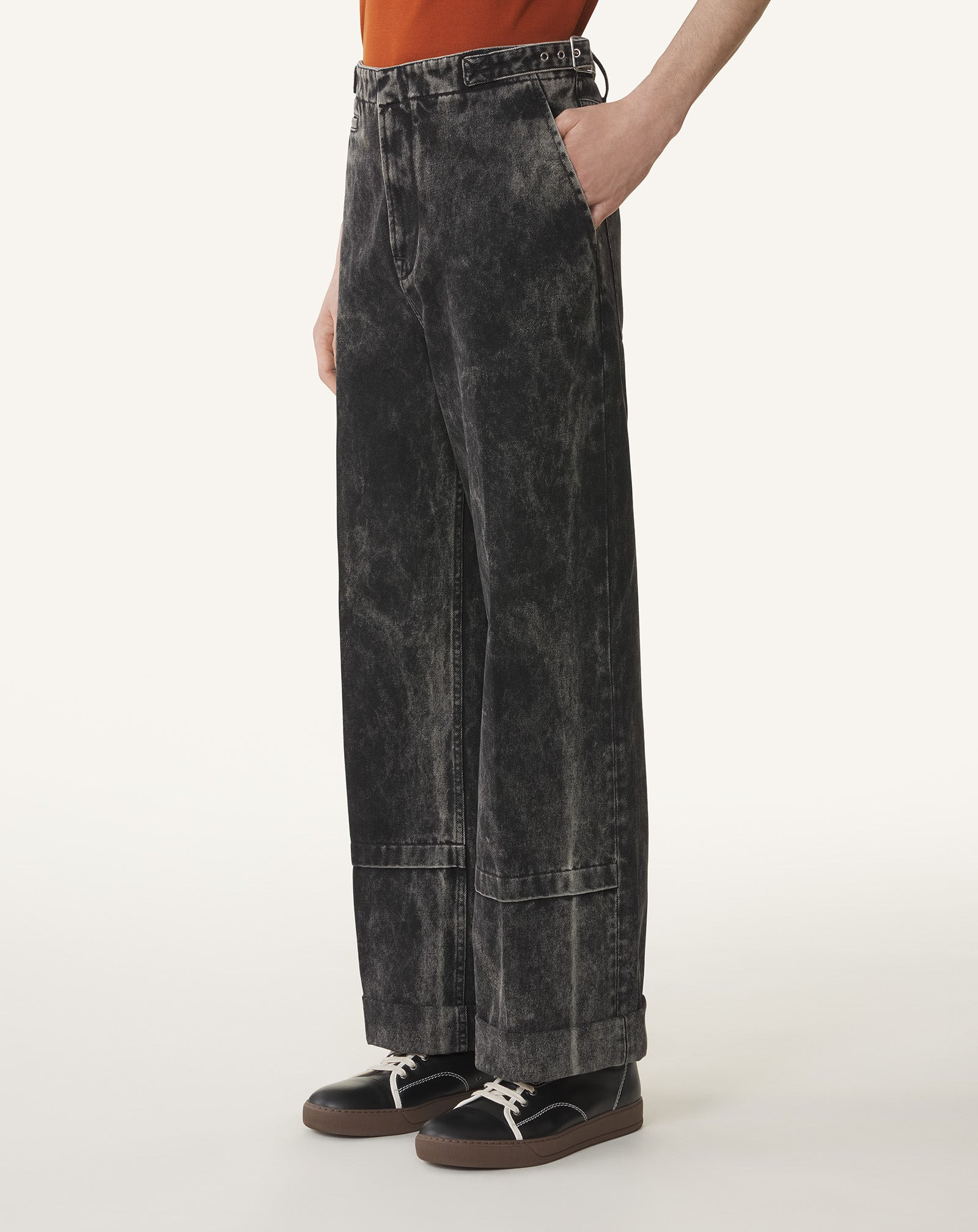 DENIM CHINO PANTS - 3