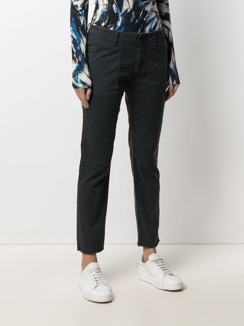 cropped chino trousers - 3