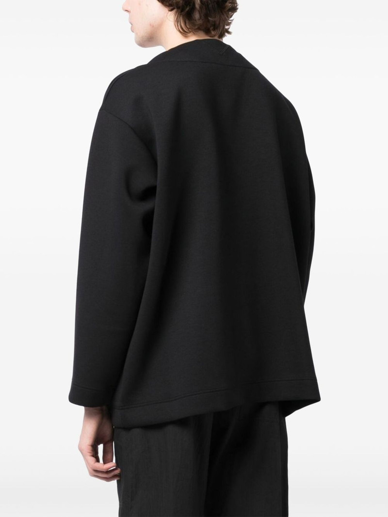 logo-patch cardigan 4