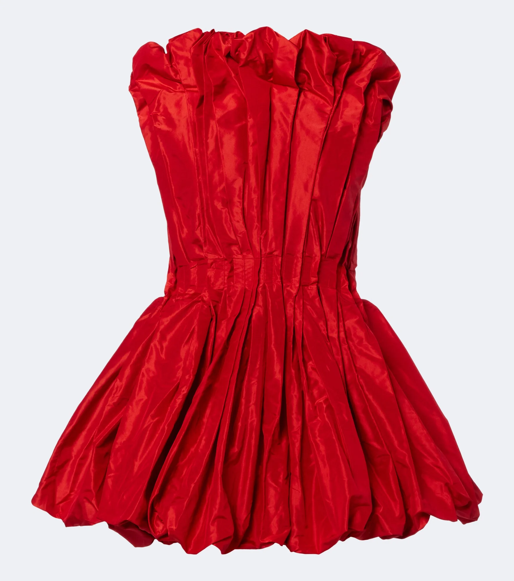 Marina silk tafetta mini dress - 1