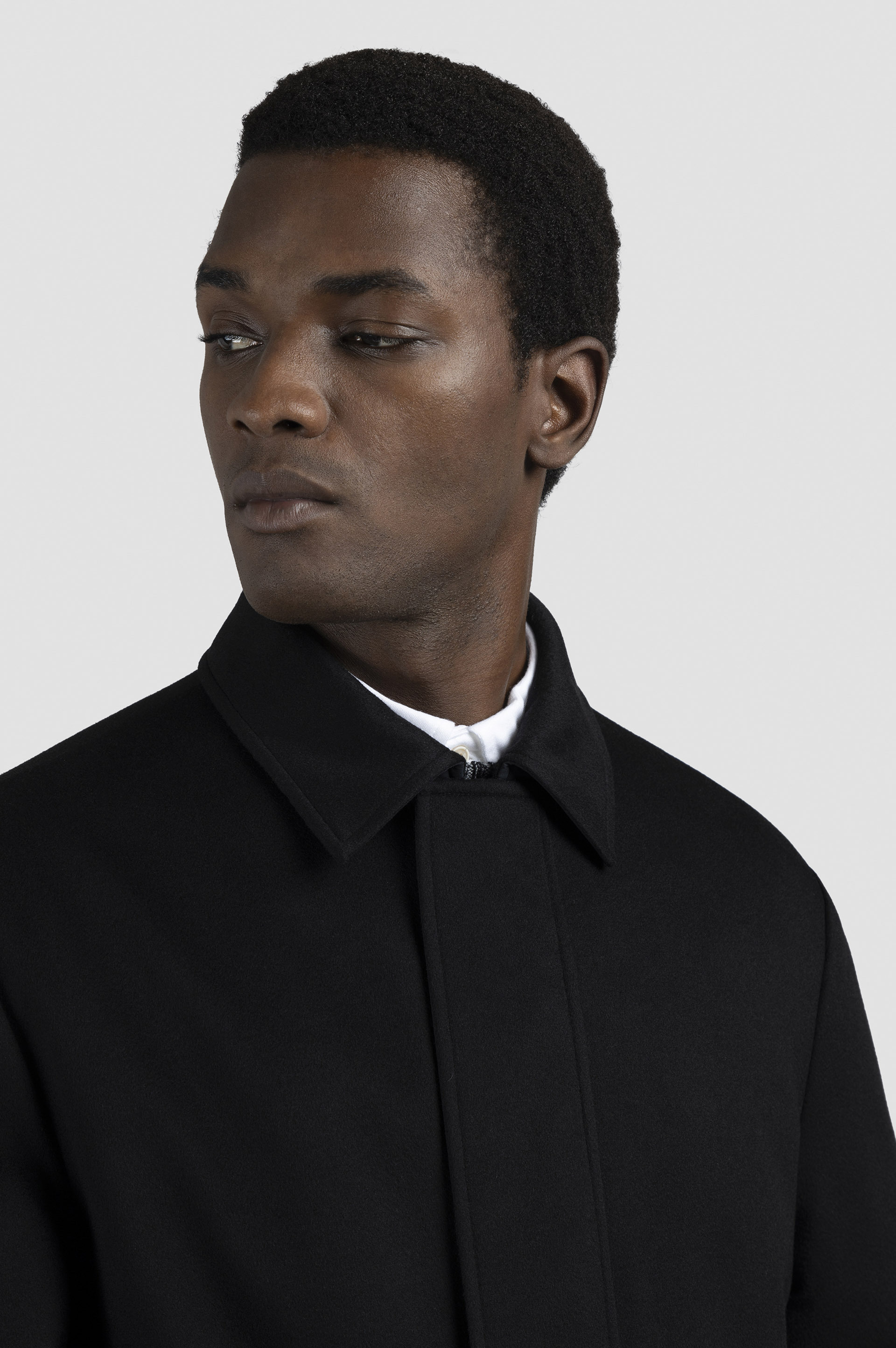 REVERSIBLE CARCOAT IN CASHMERE AND TYPHOON® - 4