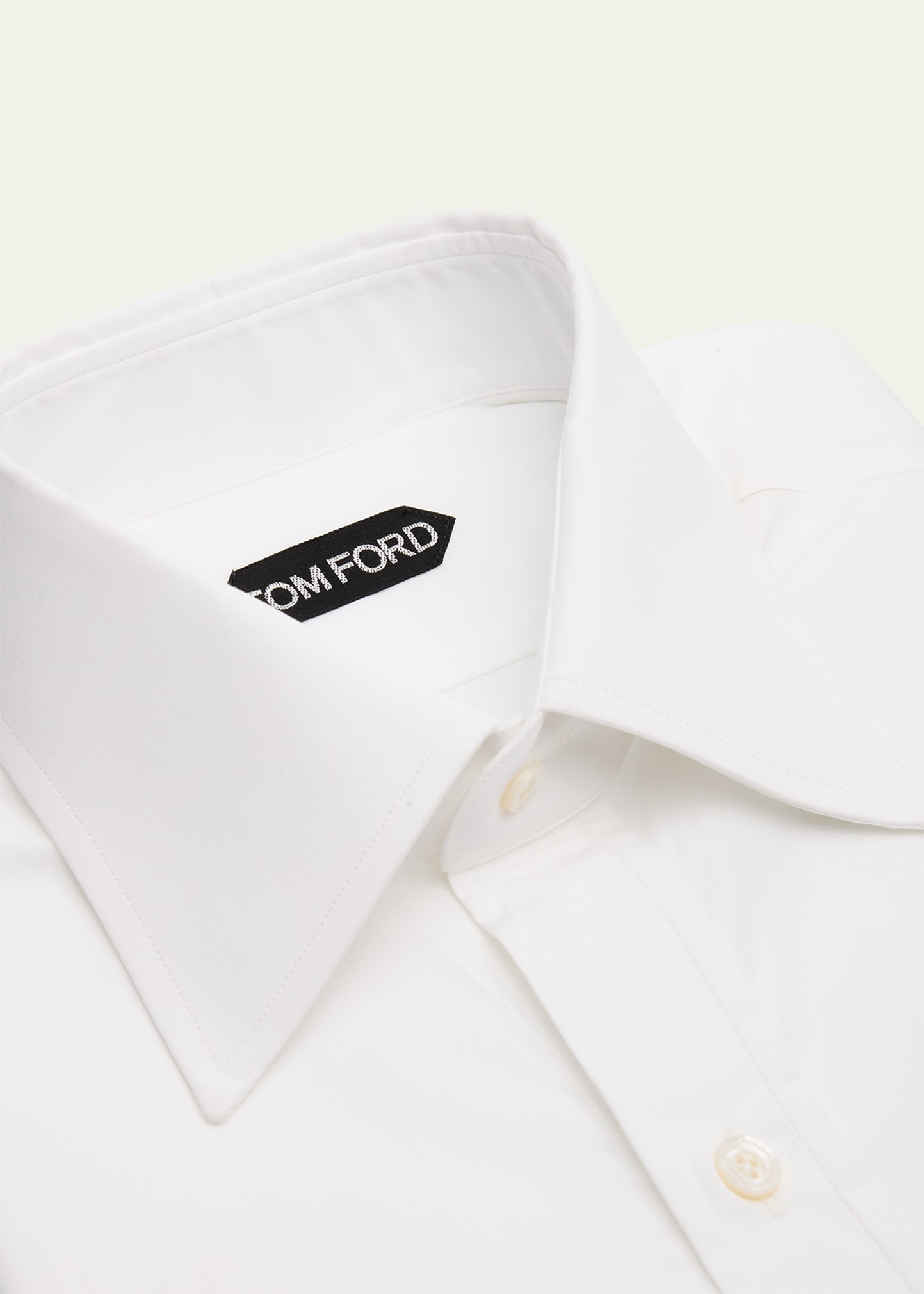 Men's Cotton Point-Collar Dress Shirt - 2