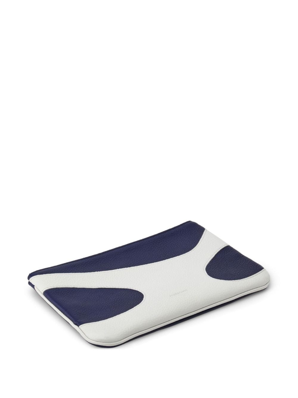 cut-out leather phone pouch - 3
