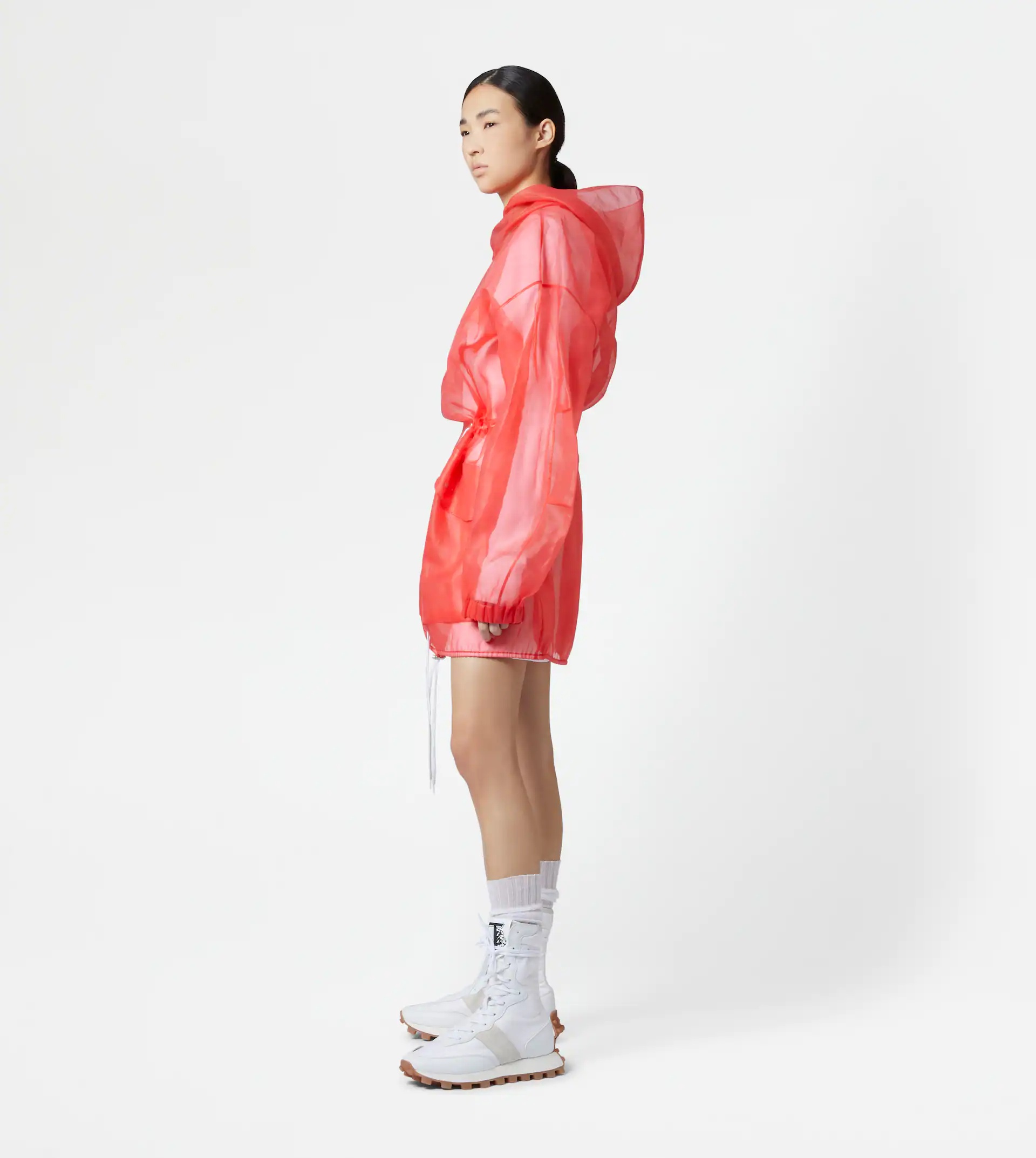 OVERSIZE WINDBREAKER - PINK - 4