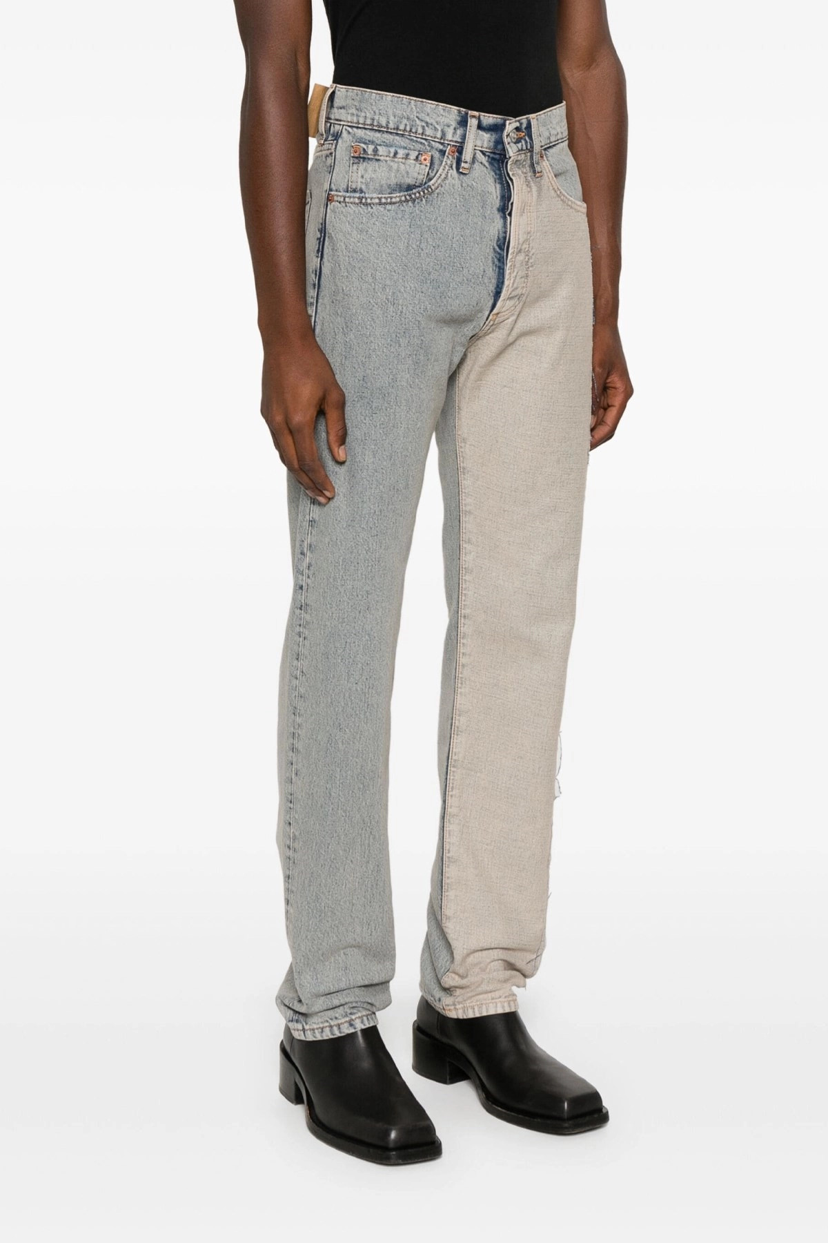 Visible stitching jeans - 2