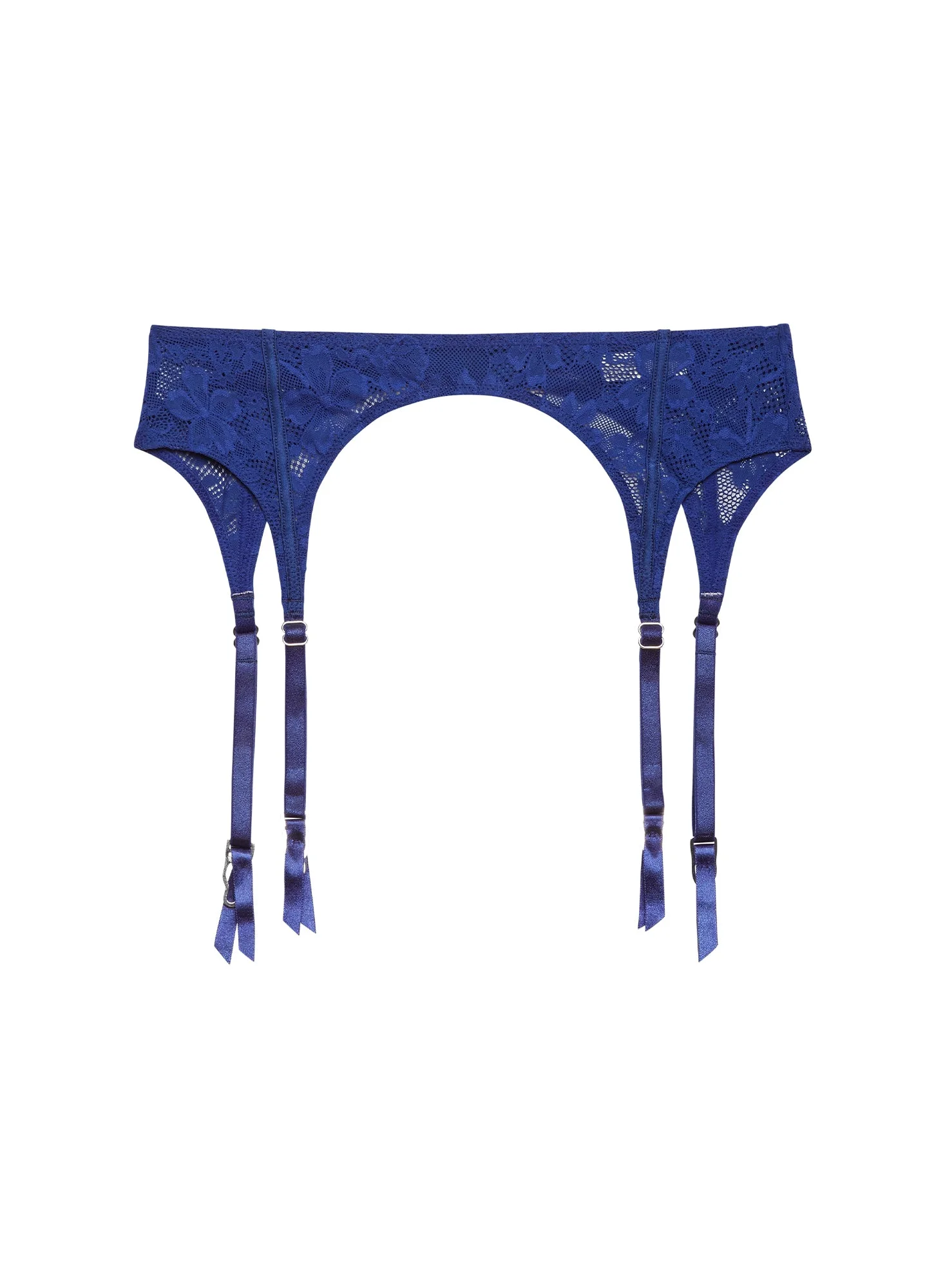 Le Stretch Lace Garter Belt - 1