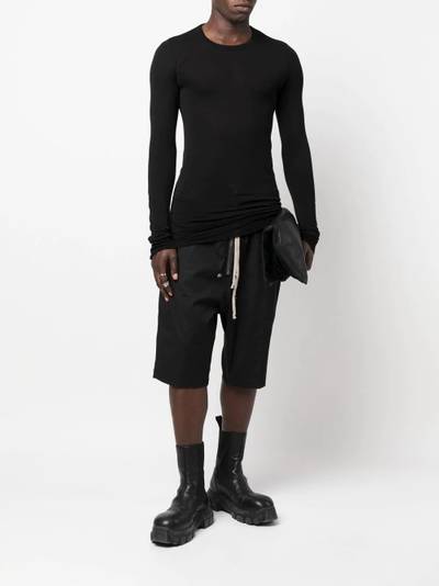 Rick Owens mid-rise knee-length shorts outlook